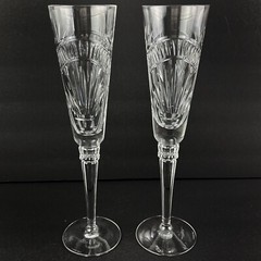 Lenox Millennium Edition Champagne Flutes Set 2 Dawn of Milllennia Wedding 10″