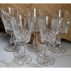 Waterford Vintage KENMARE Wine Champagne Glasses Set Of 5 Two Sizes 6 And 7”