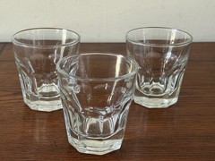 Set of 3 Libbey Duratuff Gibraltar Glasses 8oz #35 Made in USA.