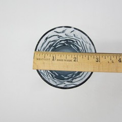 4 Vtg Libbey Aztec Blue 3.5″ Tall Cocktail Whiskey Juice Glasses Old Fashioned