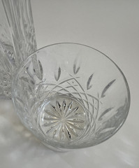 Marquis by Waterford Maxwell Crystal (2) Tumblers Glasses and (1) Decanter NICE,