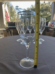 Ariel by Lenox – Six Vintage Platinum Rim Water/Iced Tea Glasses