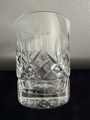 Waterford Crystal Lismore Double Old Fashioned Glasses Whiskey 4 3/8 12 Oz Set 2