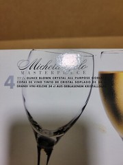 Luigi Bormioli Michelangelo Italy Crystal All-Purpose Goblets Glasses Set of 4