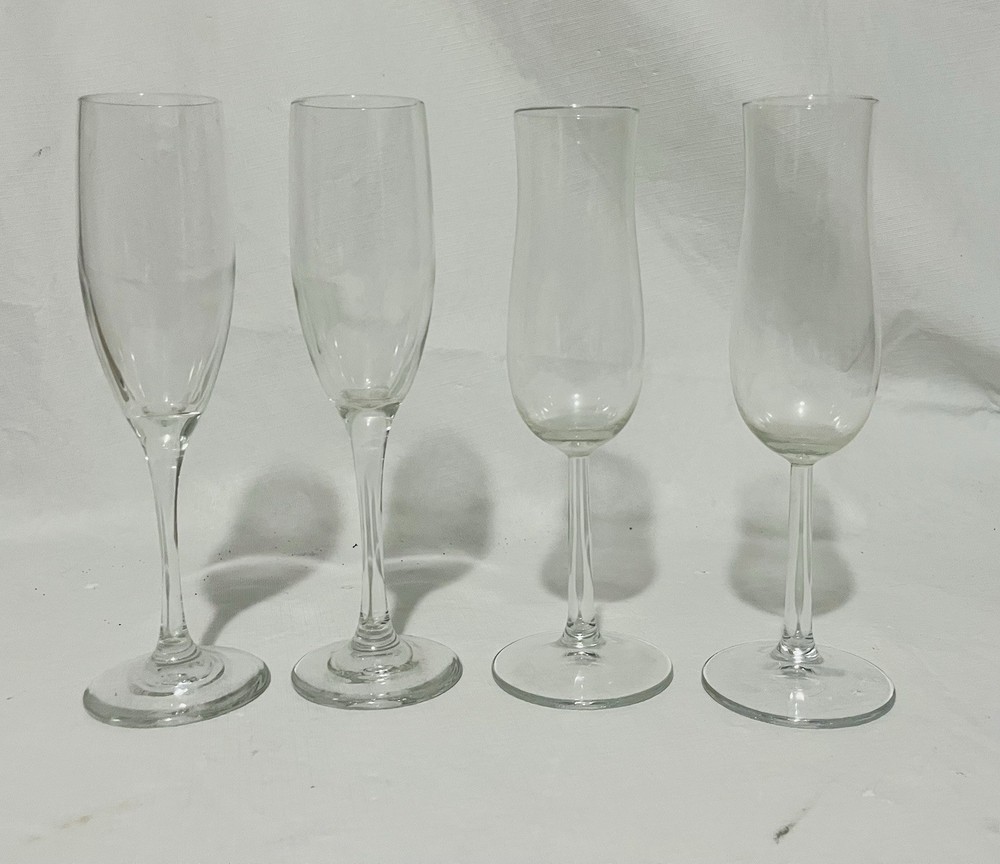 Lot Of 4 Champagne Flutes