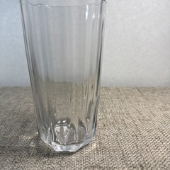 Vintage Paşabahçe Ribbed High Ball Glasses 1980’s Crystal Bar Ware Set Of 6
