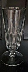 Clear Green Glass Footed Tumbler Goblet Drinking Glass for Unisex Adults