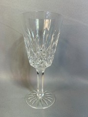 1960s Waterford Crystal Lismore Goblet Old Acid Stamp