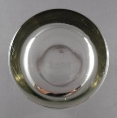 Libbey Tumbler 12 oz Clear w Platinum Rim Highball Glass Cooler 3003-15