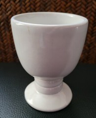 SET OF 3 FRANKOMA POTTERY WESTWINDS WHITE SANDS GOBLETS 4 3/8″