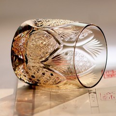 360ml Handcrafted Edo Kiriko Glass Whiskey Glass Best Gift for Collection