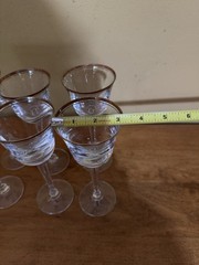 Gold Rim Wine Glasses Set Of 6 8×3