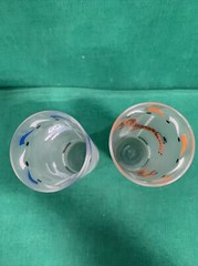 Libbey MCM Carousel MERRY Go Round Glasses Tom Collins Frosted 16oz. Lot of 2