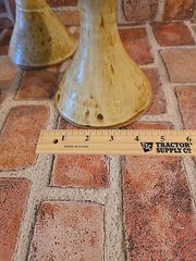Vintage Pottery Stoneware Wine Goblets SET of 4 Biblical Ancient Religious Cups