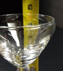Libbey Knob Hill LIQUOR COCKTAIL Glass ball stem Set of 2