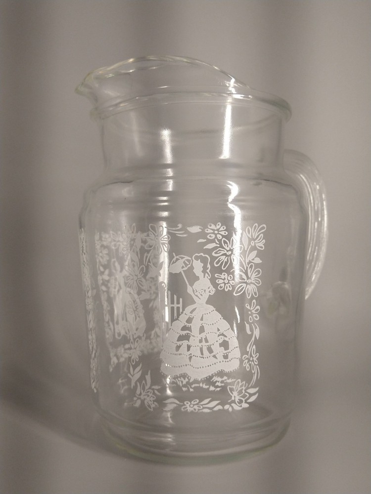 Vintage Southern Belle Pitcher (8″)