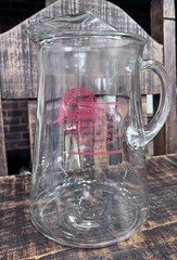 Vintage Jack Daniels Tennessee Tea Red Script Pitcher With Recipe 80 Ounces
