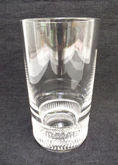 Ralph Lauren BROUGHTON Crystal Highball Glass 6 Available PERFECT Vertical Cuts