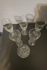 Flamenco 5 1/2 oz Blown Crystal Flute Crystal By J. D. Durand 6 Piece