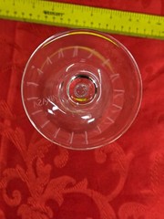 Mikasa CHEERS Etched White Stemmed Wine Glass 16 oz Barware Lines