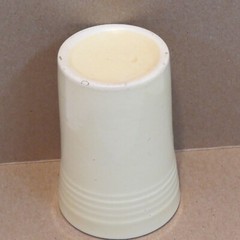 Vintage Fiesta® Juice Tumbler Cup 3-1/2″ in Old Ivory Homer Laughlin China USA