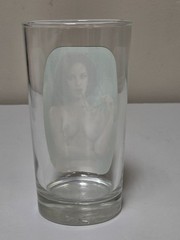 Striptease Highball Glasses w/ Original Box Vintage Adult Spencer’s Gifts