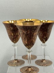 4 Rimmington Vian Goblets Hand Made In England