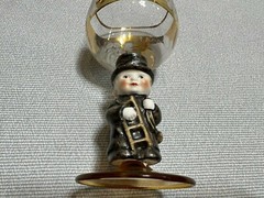 Vintage Set of 4 Goebel Hummel Figurine Stem Liqueur Wine Glasses, W Germany