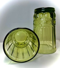 Tognana Green Pink Blu Whisky Glass USA Made Colored Transparent Drinking Glass