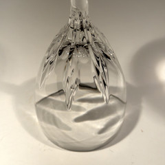 Lenox «Firelight» Crystal Wine Glass with Platinum Rim