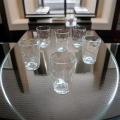 VTG Discontinued Pasabahce Mirage Juice Glasses, Set of Six 6 Oz
