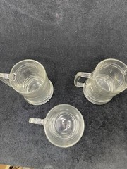 Clear Beer Mugs 5-1/4 “ Heavy