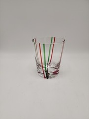 Block «Yuletide Red / Green Stripe» Double Old Fashioned – 4 1/4 Inch