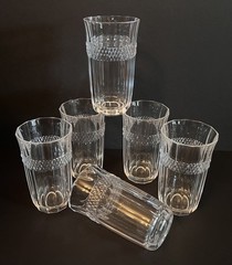 Cristal d’Arques Annecy Clear Set Of 6 Highball Glasses 4 7/8” 10 Oz. EUC