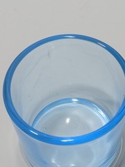 ✨VINTAGE✨ BEAUTIFUL 2″ Blue Glass TUMBLER, Tea Light Candle Holder & More