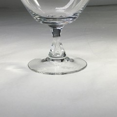 Orrefors Crystal Sven Air Bubble In Stem Water Glass And Champagne Glass Vintage