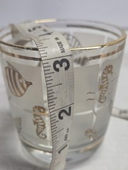 Retro Fish Lowball Cocktail Glasses Set Of 8