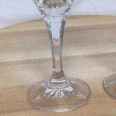 TWO GORHAM LADY ANNE Signature ICED TEA GLASSES 7 3/4″ Blown Glass CRYSTAL