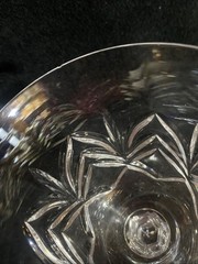 Galway Irish Crystal Kylemore Red Wine Glasses Set of 2 / 7.5” Tall
