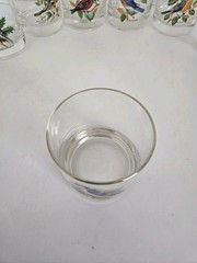 8 Vintage West Virginia Glass Co. Song Birds 3.5″ Drinking Glasses FREE SHIPPING