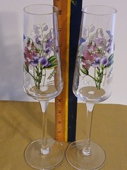 Portmeirion Botanic Garden Champagne Flutes. Pair Of 2