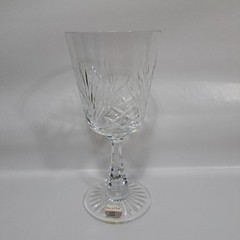 Oscar De La Renta Crystal Austria Stemmed Glass Water Wine Drinkware Barware