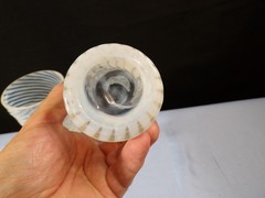 Set of 2 Fenton French Opalescent Glass Spiral Optic BARCELONA Tumblers