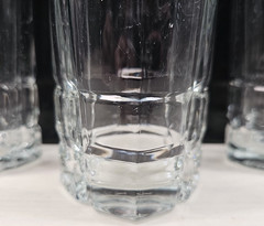 10 Libbey Squire Cooler Glasses Set Clear Vertical Cut Drink Tumbler Barware Lot