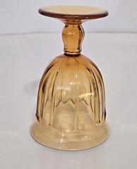 Vintage Amber Glass Noritake Provincial Water/Wine Pedestal Goblet