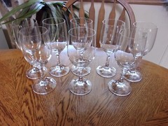 Wine West Germany Blown Crystal 10 Oz Stickers – Set of 8