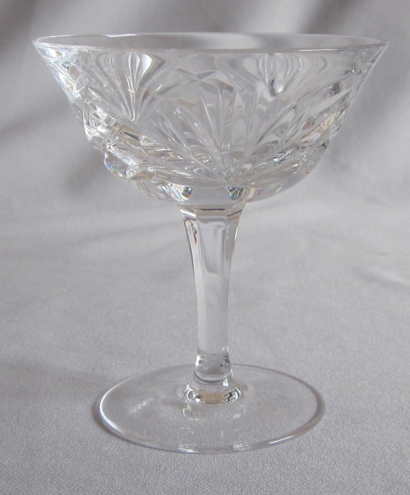 Liquor Cocktail Glass Goblet Nachtmann Nierstein Crystal Gorham Cherrywood 3 7/8