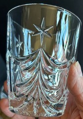 5 Gorham O’Tannenbaum Cut Crystal Double Old Fashion Glasses Germany