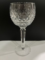 1 VINTAGE WATERFORD CRYSTAL ALANA WINE HOCK GLASS 7 3/8″ ~ MADE IN IRELAND