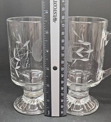Princess House HERITAGE Irish Coffee, Hot Tea, Hot Coffee Mug – Set of 4